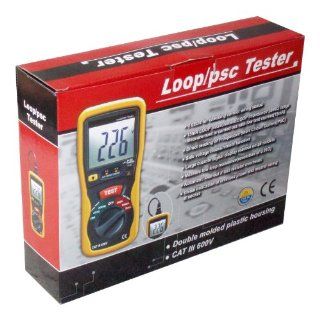 Ruby Electronics DT 5301 Digital LCD Earth Loop Impedance and Prospective Short Circuit (PSC) Tester for European Power Circuit Electronics