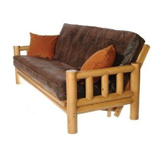 Shop August Lotz Lodge Pole Futon Frame F3210AH / F3210 at the  Furniture Store