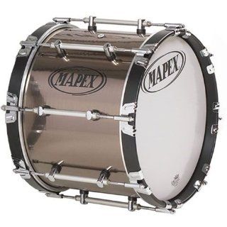 Mapex Quantum Marching Bass Drum Gloss Black 14x14 Musical Instruments