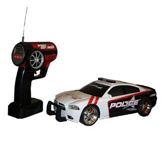 14" Remote Control Police Car with Lights and Sounds Toys & Games