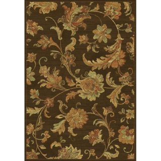 Versailles Mocha Aegean Scroll Rug