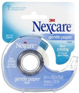 Nexcare Tape, Gentle Paper, 3/4 Inches X 288 Inches / 8 Yards (Pack of 6) Health & Personal Care