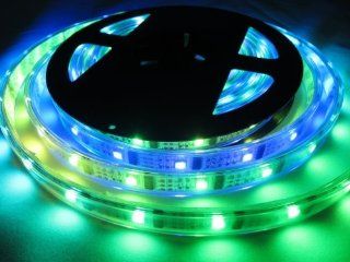 1m Addressable RGB LED Strip, 5V, 32 LED/m, Waterproof, WS2801 Full 24 Bit Color Musical Instruments