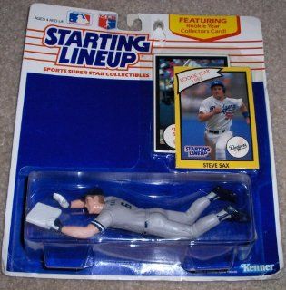 Starting Lineup Steve Sax With Rookie Collectors Card Toys & Games