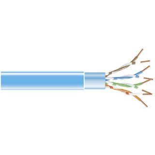 CAT5e Shielded, Stranded Bulk PVC Cable (FTP), Blue, 1000 ft. (304.8 m) Computers & Accessories