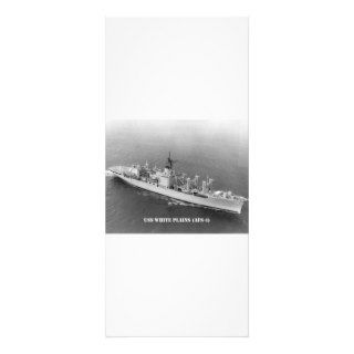 USS WHITE PLAINS (AFS 4) CUSTOMIZED RACK CARD