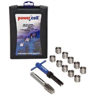 PowerCoil 3523 14.00K Metric Free Running Coil Threaded Insert Kit, 304 Stainless Steel, M14 1.25 Thread Size, 21 mm Installed Length