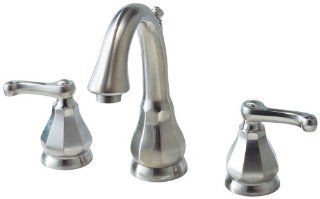 American Standard 6028.801.295 Dazzle Double Handle Widespread Lavatory Faucet, Satin   Touch On Bathroom Sink Faucets  