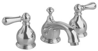American Standard 7871.732.295 Hampton Two Lever Handle Widespread Lavatory Faucet with Metal Speed Connect Pop Up Drain, Satin Nickel   Touch On Bathroom Sink Faucets  