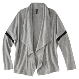 labworks Womens Drape Collar Sweatshirt   Gray