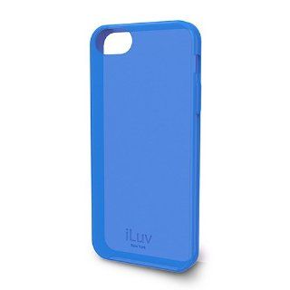 iLuv ICA7T306BLU Gelato Soft Flexible Case for Apple iPhone 5 and iPhone 5S   1 Pack   Retail Packaging   Blue Cell Phones & Accessories