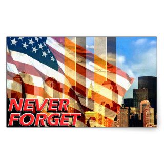 Remember The September 11, 2001 Terrorist Attacks Sticker