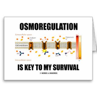 Osmoregulation Is Key To My Survival Cards