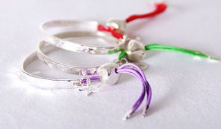 'love peace joy' silver friendship bracelets by cabbage white england