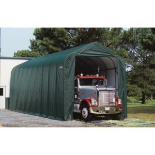 ShelterLogic Peak Style Garage/Storage Shelter — 40ft.L x 15ft.W x 16ft.H  House Style Instant Garages