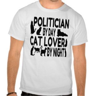 Cat Lover Politician Shirt