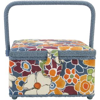 Prym Sewing Basket Square Solid Floral Prym Sewing Storage