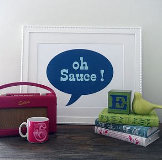 your catchphrase personalised wall art by that lovely shop