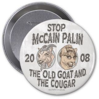 Stop McCain Palin 2008 Buttons