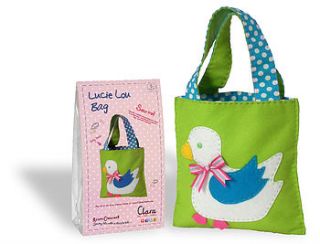 lucie lou poppet bag felt sewing kit by clara