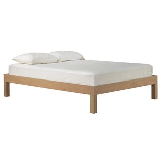 Solid Mahogany Natural Finish Bed Frame Beds