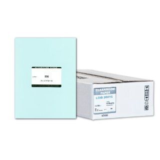 Purus LCIB 2021C Blue Latex Clean Image Latex Cleanroom #22 Paper, 11" Length x 8.5" Width (Case of 2500 Sheets) Science Lab Qualitative Filter Paper