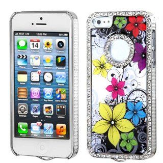 MYBAT IPHONE5HPCBKELDZDI303WP Premium Executive Dazzling Diamonds Case for iPhone 5 / iPhone 5S   1 Pack   Retail Packaging   Blossom Cell Phones & Accessories