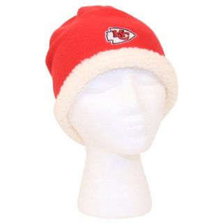 Kansas City Chiefs Women's Faux Fur Knit Hat / Beanie  Sports Fan Beanies  Sports & Outdoors