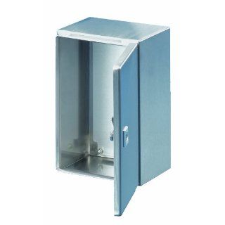 Rittal 1002600 304 Stainless Steel AE Wallmount Enclosure, 7 7/8" Width x 11 13/16" Height x 6 7/64" Depth Electrical Boxes