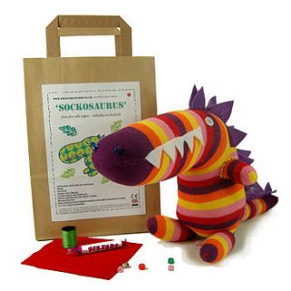 sockosaurus craft kit by sock creatures