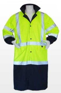 Lightweight Waterproof Rain Long Coat Small   Safety Vests  