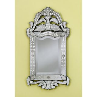 Venetian Gems 35.5 H x 19 W Donna Wall Mirror