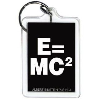 Albert Einstein E MC Squared Lucite Keychain 65691KR Clothing