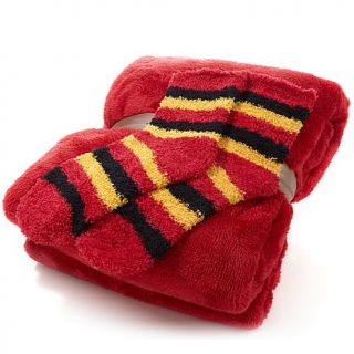 Concierge Collection Soft and Cozy Throw and Socks Set