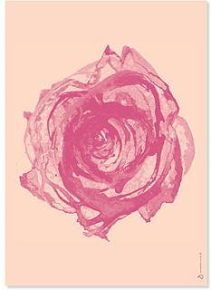 rose signed art print by soul water