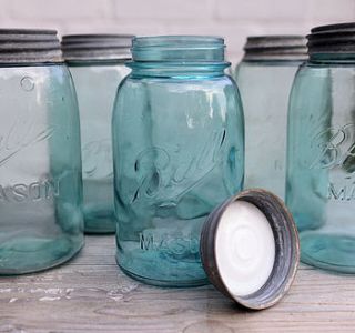 vintage ball mason jars 100 years old by little rue