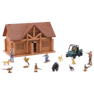 New Ray Toys Lodge with Bird Playset 774005