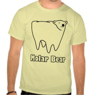 Molar Bear Polar Tooth Bear T shirts