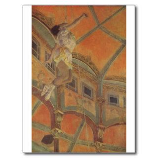Edgar Degas   Ms Lala Circus Fernando 1879 trapeze Postcards