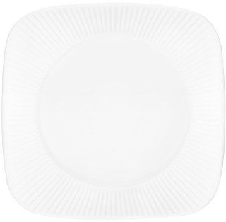 Corelle Square 8 3/4 Inch Salad Plate, Scandia White Kitchen & Dining