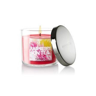 Bath and Body Works Slatkin & Co   Raspberry Sun Tea   4 Oz Filled Candle   Boardwalk Collection   Scented Candles