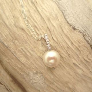 pearl isabella pendant by tigerlily jewellery