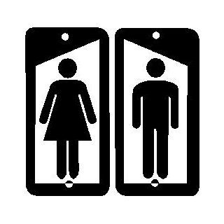 Shop MALE / FEMALE DOOR SIGNS restroom camp signs at the  Home Dcor Store. Find the latest styles with the lowest prices from Texsign