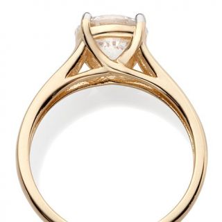 Absolute Round Tulip Gallery Solitaire Ring   1ct
