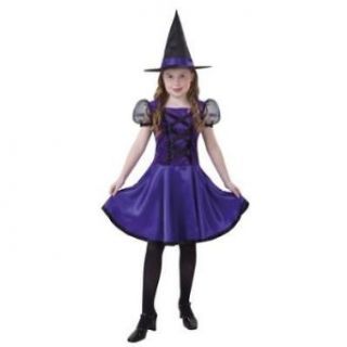 Girls Violet Witch Costume Clothing