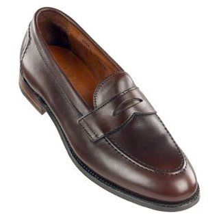 Alden Men's Penny Loafer Flex Welt Calfskin Dark Brown Shoes   9694F Shoes
