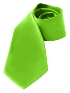 Solid Color Mens Tie   Lime Green at  Mens Clothing store Bright Tie