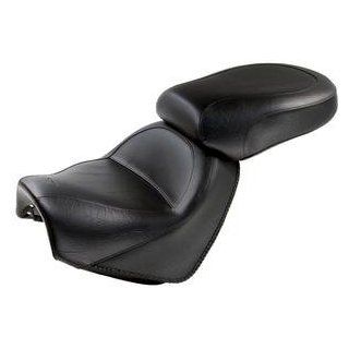 Mustang Vintage Style Two Piece Wide Touring Seat for 2005 2011 Suzuki Boulevard M50 Models Automotive