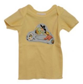 Vintage style Kids Playing Baby Girl Lap T shirt Clothing