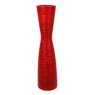 Shop Urban Trends 20118 Decorative Ceramic Vase, Red at the  Home Dcor Store. Find the latest styles with the lowest prices from Urban Trends